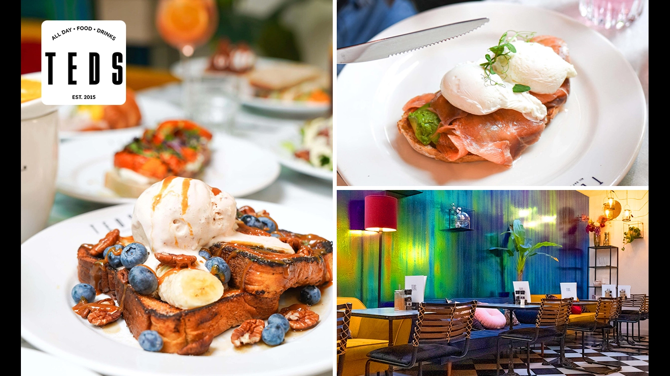 Teds Haarlem, Ontbijt jus d'orange koffie/thee en glas